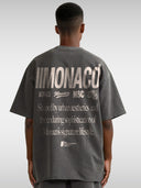 MONACO AESTHETIC TEE - DARK GRAY